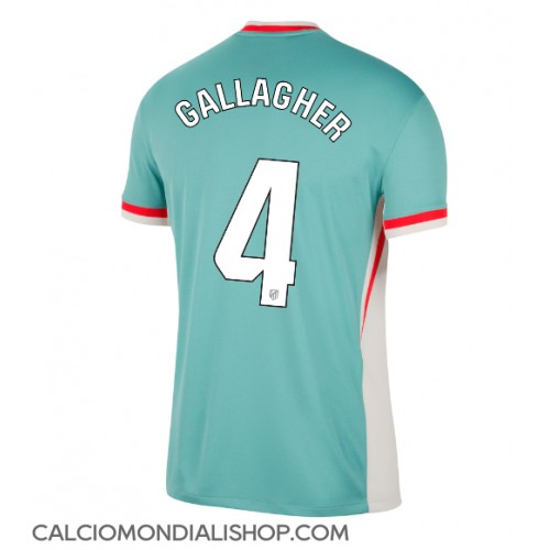 Maglie da calcio Atletico Madrid Conor Gallagher #4 Seconda Maglia 2024-25 Manica Corta